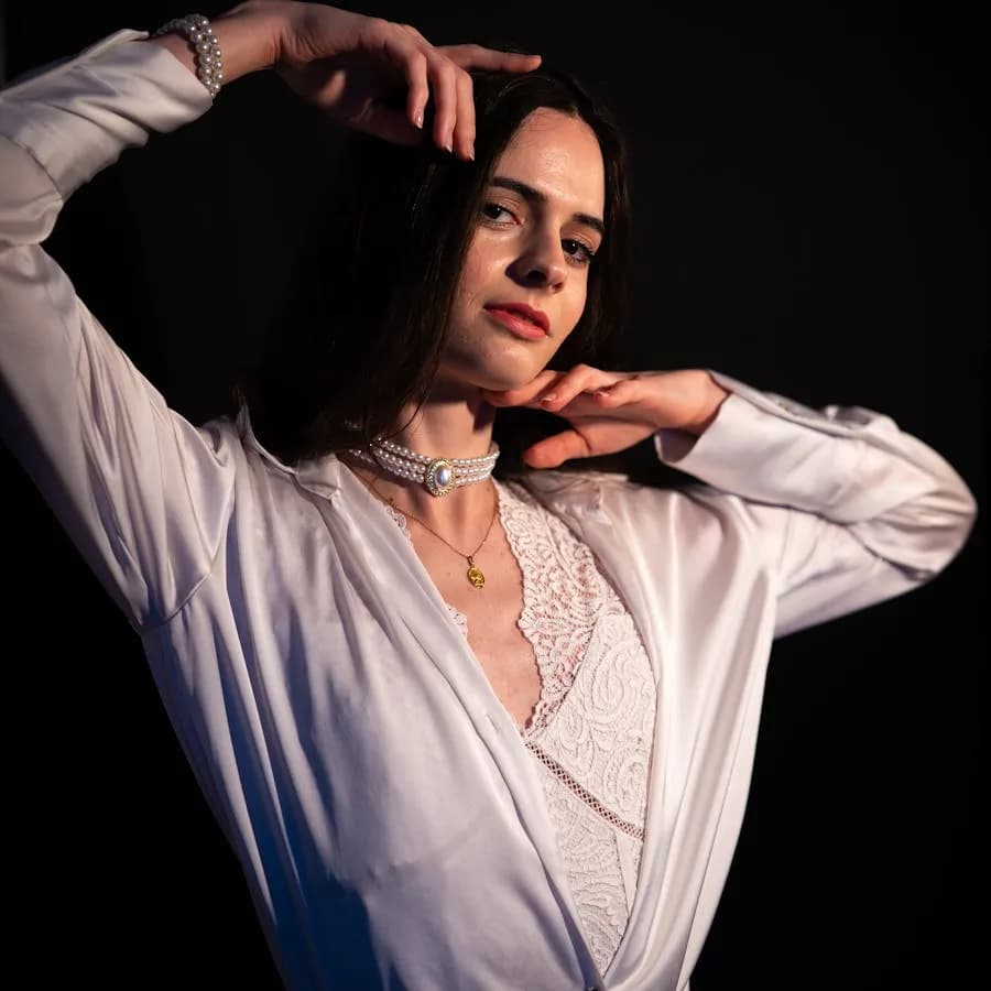 Colar Choker Pérolas